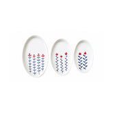 Amapola Hand-Painted Porcelain Nesting Plates - Atlas & Kiln