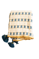 Indra Handwoven Sujani Throw - Atlas & Kiln