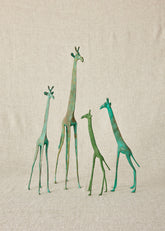 Tuareg Brass Giraffes Figurines