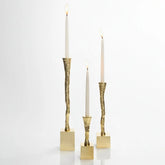 Nest Gold Plated Taper Candle Holder