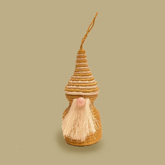 Handwoven Rwandan Gnome Ornament