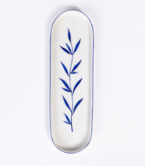 Lhasa Hand-Painted Porcelain Serving Plate - Atlas & Kiln