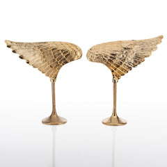 Lunares Gold Wing Sculpture