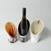 Maadili Nestled Ankole Horn Wine Holder