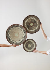 Binga Lace Patterned Basket - Atlas & Kiln