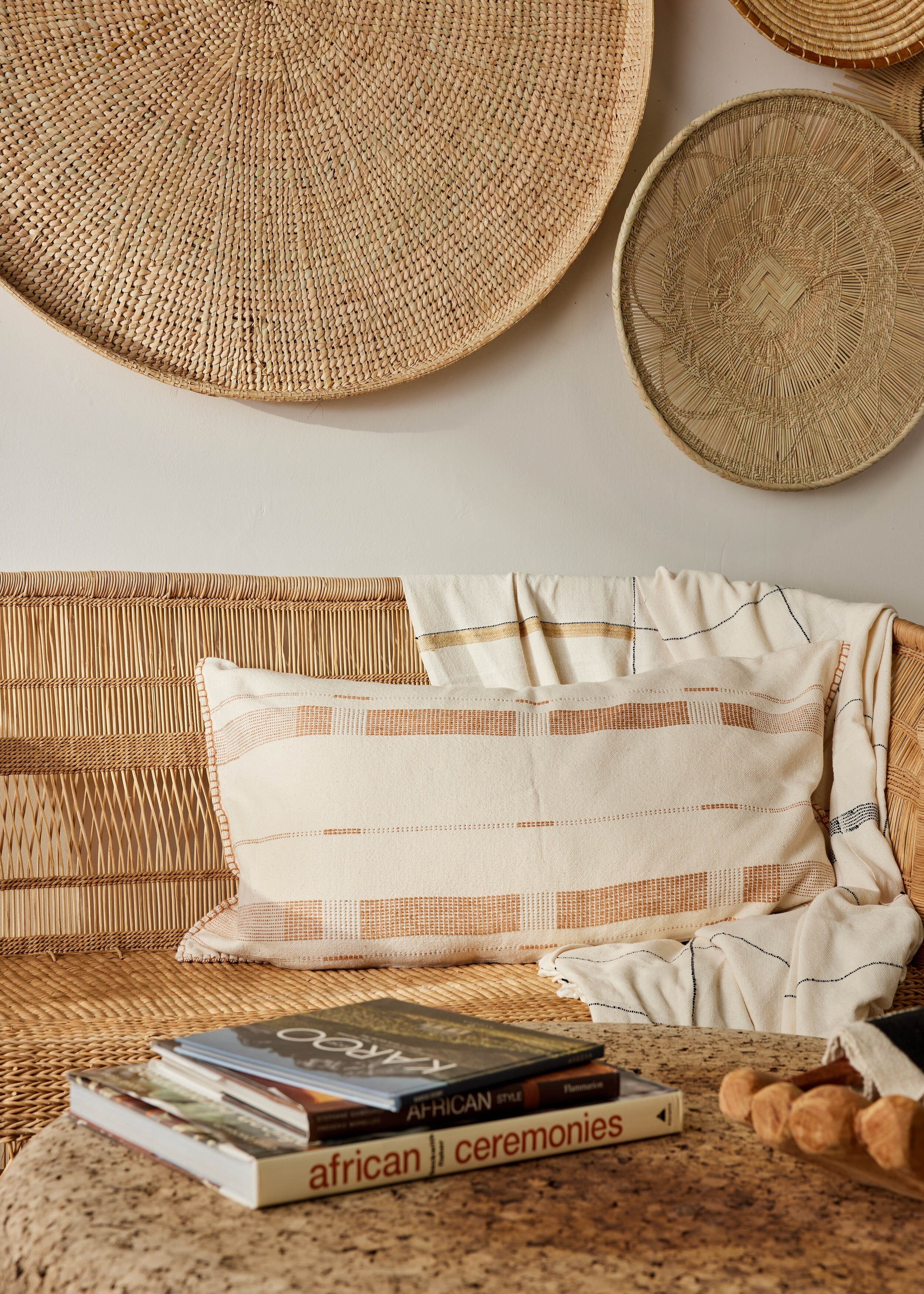 Fulcrum Sahara Oversized Cotton Lumbar Pillow - Atlas & Kiln