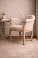 French Style Deep Button Chair