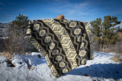 Andean Alpaca Wool Blanket - Slate