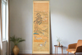 Antique Chinese Landscape Rural Life Painting