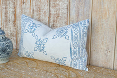 Itzcali Aztec Block Print Pillow Cover