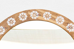 Round Mother of Pearl Inlay Mirror - Atlas & Kiln