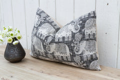 Gajraj Indian Dhurrie Block Print Pillow Cover