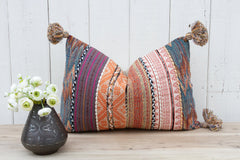 Purple Margarita Nomadic Moroccan Lumbar Pillow Cover