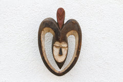 African Painted Kwele Protector Mask - Atlas & Kiln