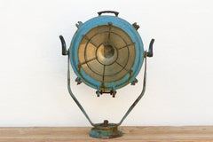 Antique Metal Sea Blue Ship Spotlight