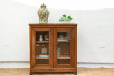 Antique French Walnut Louis Philippe Vitrine Cabinet - Atlas & Kiln
