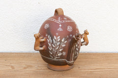 Vintage Terracotta Peruvian Clay Pitcher - Atlas & Kiln