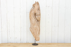 Tall Antique Indian Carved Corbel