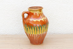Vintage Hungarian Folk Art Pottery