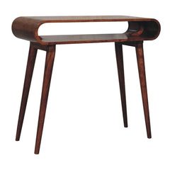 Amaya Honey Caramel Nordic Style Console Table