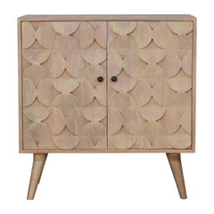 Hourglass Carved Marble Cabinet - Atlas & Kiln
