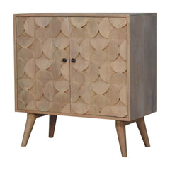 Hourglass Carved Marble Cabinet - Atlas & Kiln