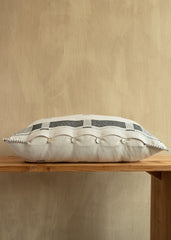 Fulcrum Onyx Oversized Cotton Lumbar Pillow - Atlas & Kiln