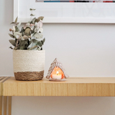 Handcrafted Terracotta Tree Tea Light Holder