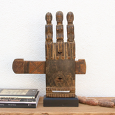 Antique African Bamana Three Guardian Door Lock
