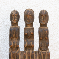 Antique African Bamana Three Guardian Door Lock