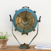 Antique Metal Sea Blue Ship Spotlight