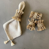 Handwoven Colombian Fique Napkin Rings – Set of 4 - Atlas & Kiln