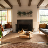 Handwoven Rwandan Rectangular Sisal Rug - Atlas & Kiln
