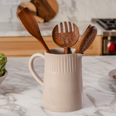 Earth Lines Handmade Moroccan Ceramic Pitcher
