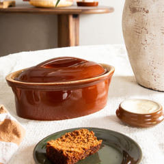 Vintage Poterie Renault Oval Baking Dish