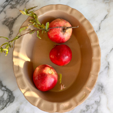 Vintage Poterie Renault Small Oval Pie Dish