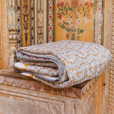 Koloman Moser Indian Block-Printed Cotton Quilt