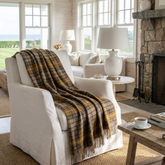 Highland Tweeds Natural Buchanan Pure Wool Throw