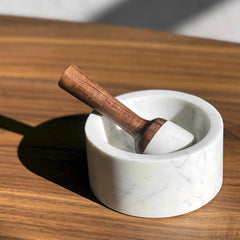 Marble Mortar & Pestle