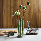 Floral Trio Recycled Glass Bud Vase