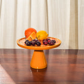 Handcrafted Sunburst Bloom Wooden Cake Stand - Atlas & Kiln