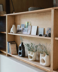 Dual Clay Vase - Natural - Atlas & Kiln