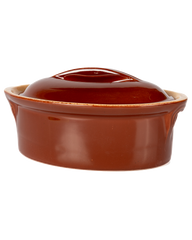 Vintage Oval Lidded Baking Dish - Atlas & Kiln