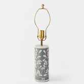 Floral Vines Bone Inlay Table Lamp Base - Atlas & Kiln