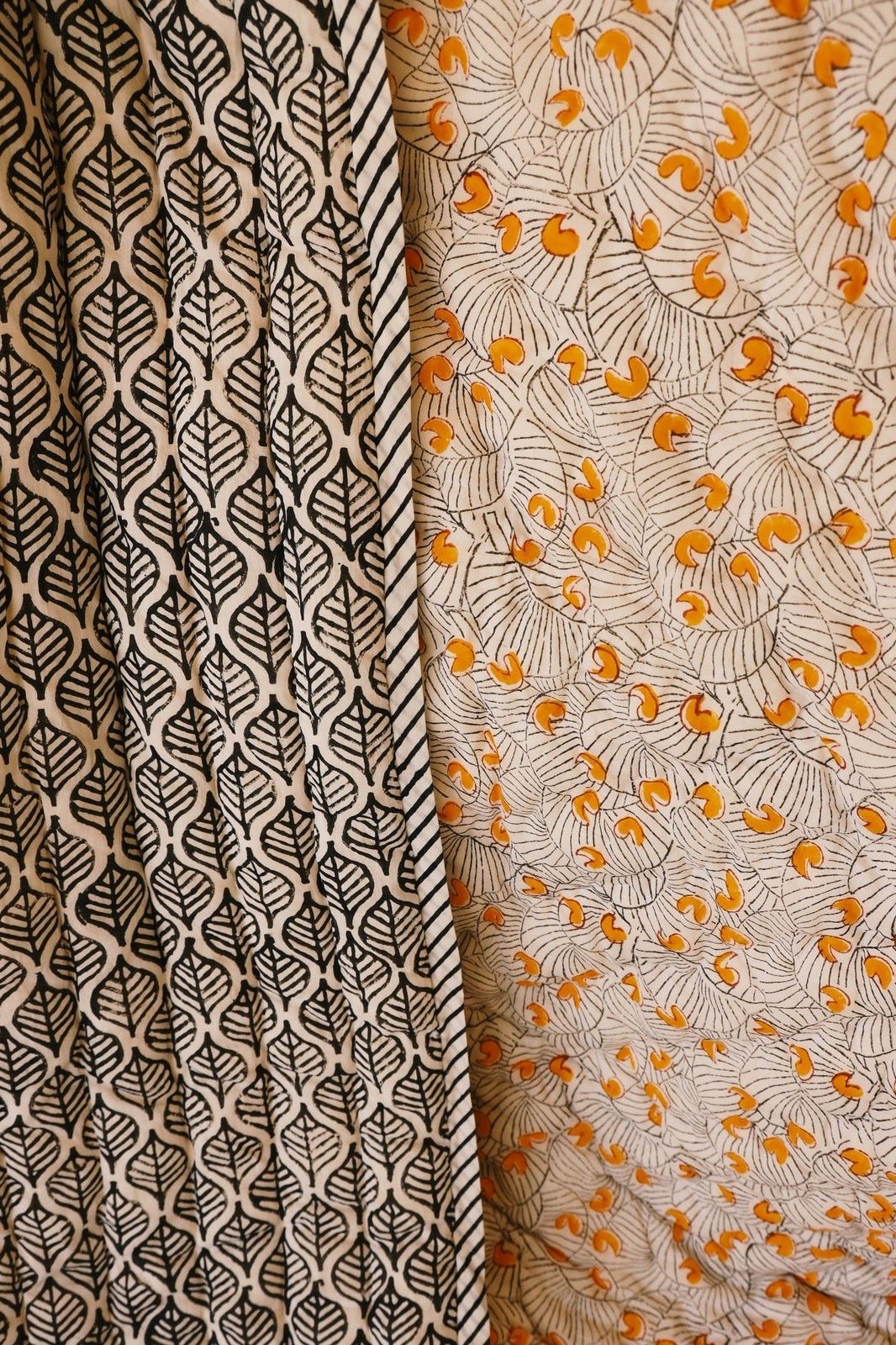 Koloman Moser Indian Block-Printed Cotton Quilt - Atlas & Kiln