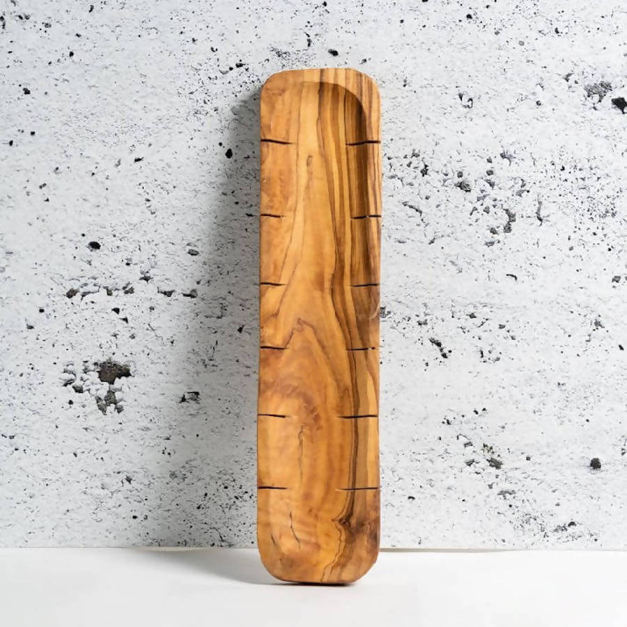 Tunisian Olive Wood Bread Slicing Board - Atlas & Kiln