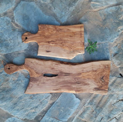 Handcrafted Moroccan Olive Wood Cutting Board - Atlas & Kiln