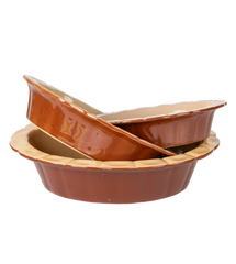 Vintage Oval Pie Dish Small - Atlas & Kiln