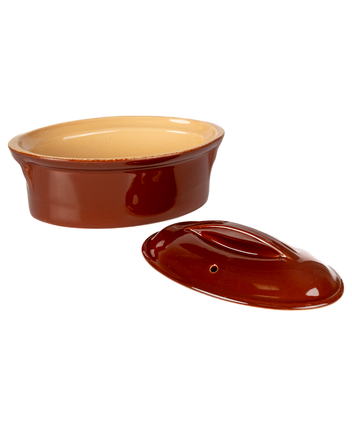 Vintage Oval Lidded Baking Dish - Atlas & Kiln