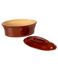 Vintage Oval Lidded Baking Dish - Atlas & Kiln
